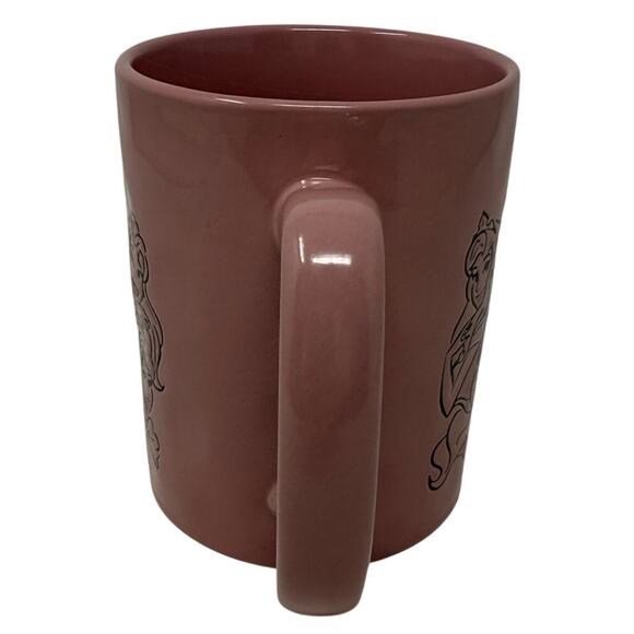 Disney Princess Pink Ceramic Coffee Mug 15oz Ariel Belle Jasmine 2019 - Picture 2 of 4